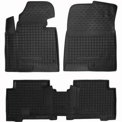 Коврики полиуретановые AVTO-Gumm для Hyundai Santa Fe 2012- 5 шт. Черный (11166 Avto-Gumm)