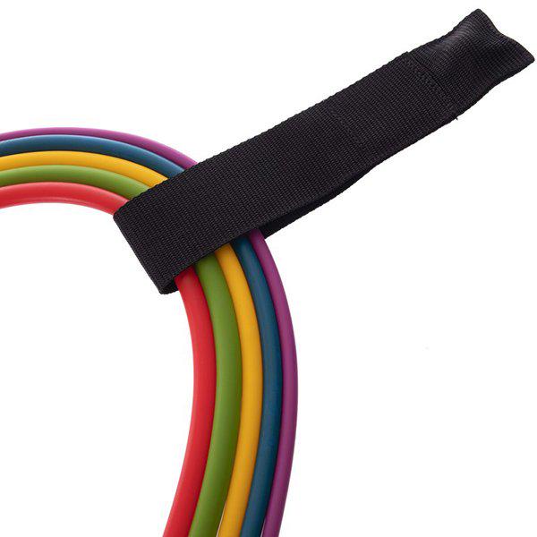 Еспандер Resistance Band FI-2625 багатофункціональний для фітнесу 5 джгутів (56363173) - фото 11