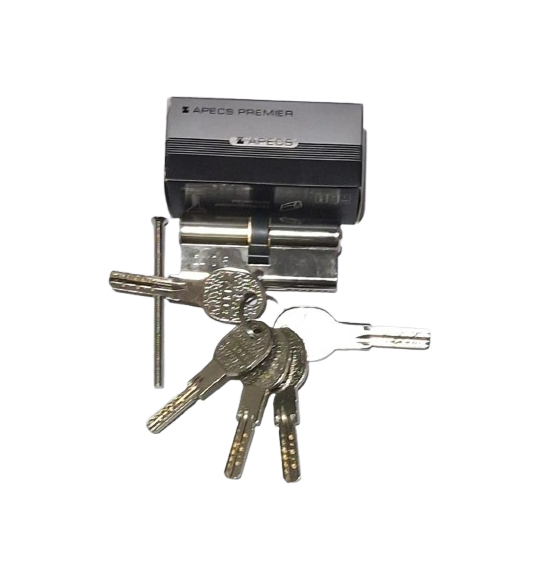 Цилиндр Apecs QM-70-NI ключ/ключ (307762E)