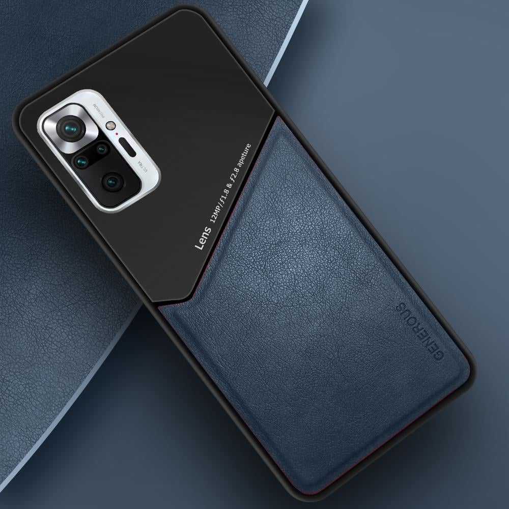 Комбинированный чехол Generous на Xiaomi Redmi Note 10 Pro Blue (22873-28)