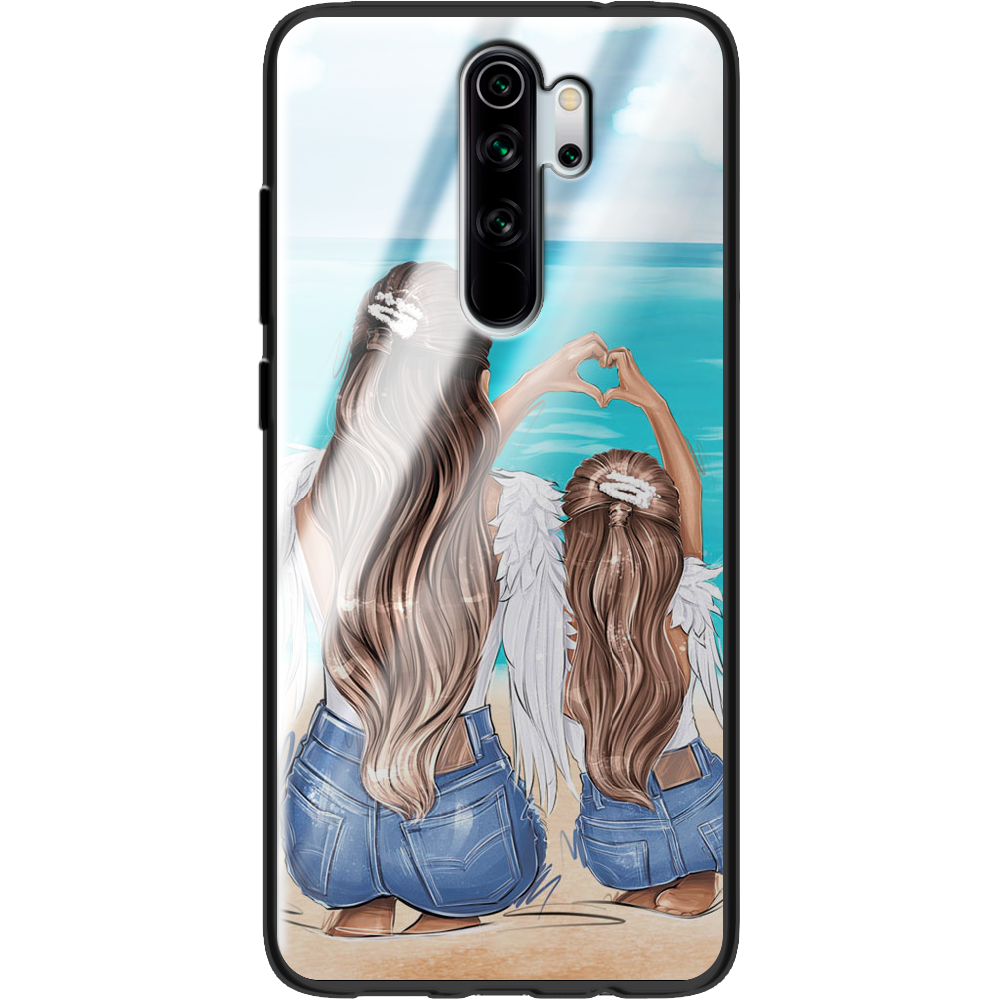 Чехол Boxface Xiaomi Redmi Note 8 Pro Family Vacation Черный силикон со стеклом (38222-up2380-38352)