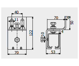 Кронштейн настенный Roll Grand СТРИКС С для подвесных систем/механизмов и ворот 300 кг - фото 2 Кронштейн настенный Roll Grand СТРИКС С для подвесных систем/механизмов и ворот 300 кг - фото 2