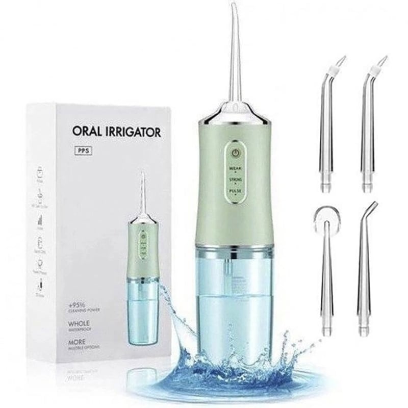 Іригатор Portable Oral Irrigator для зубів та порожнини рота Green (tf6837) - фото 7 Іригатор Portable Oral Irrigator для зубів та порожнини рота Green (tf6837) - фото 7