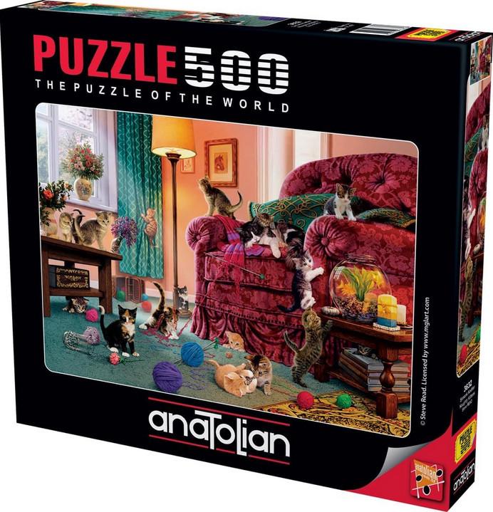 Пазл Anatolian Непослушные котята 500 эл.