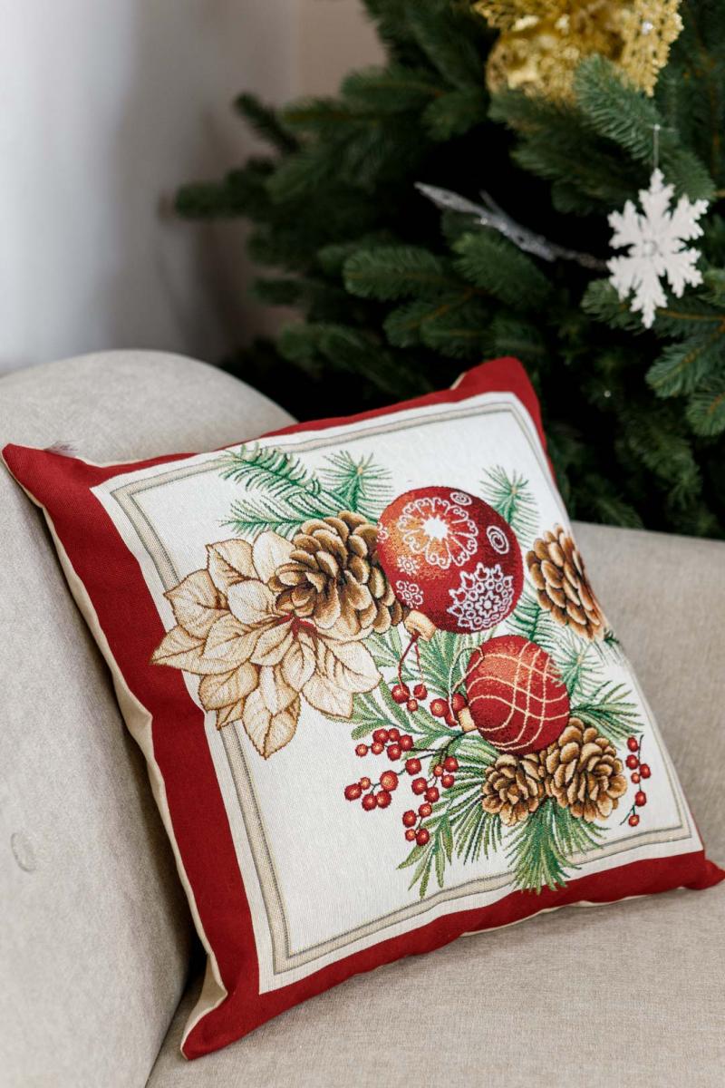 Наволочка гобеленова PRESENT Шишки 45х45 см (031395) - фото 5 Наволочка гобеленова PRESENT Шишки 45х45 см (031395) - фото 5