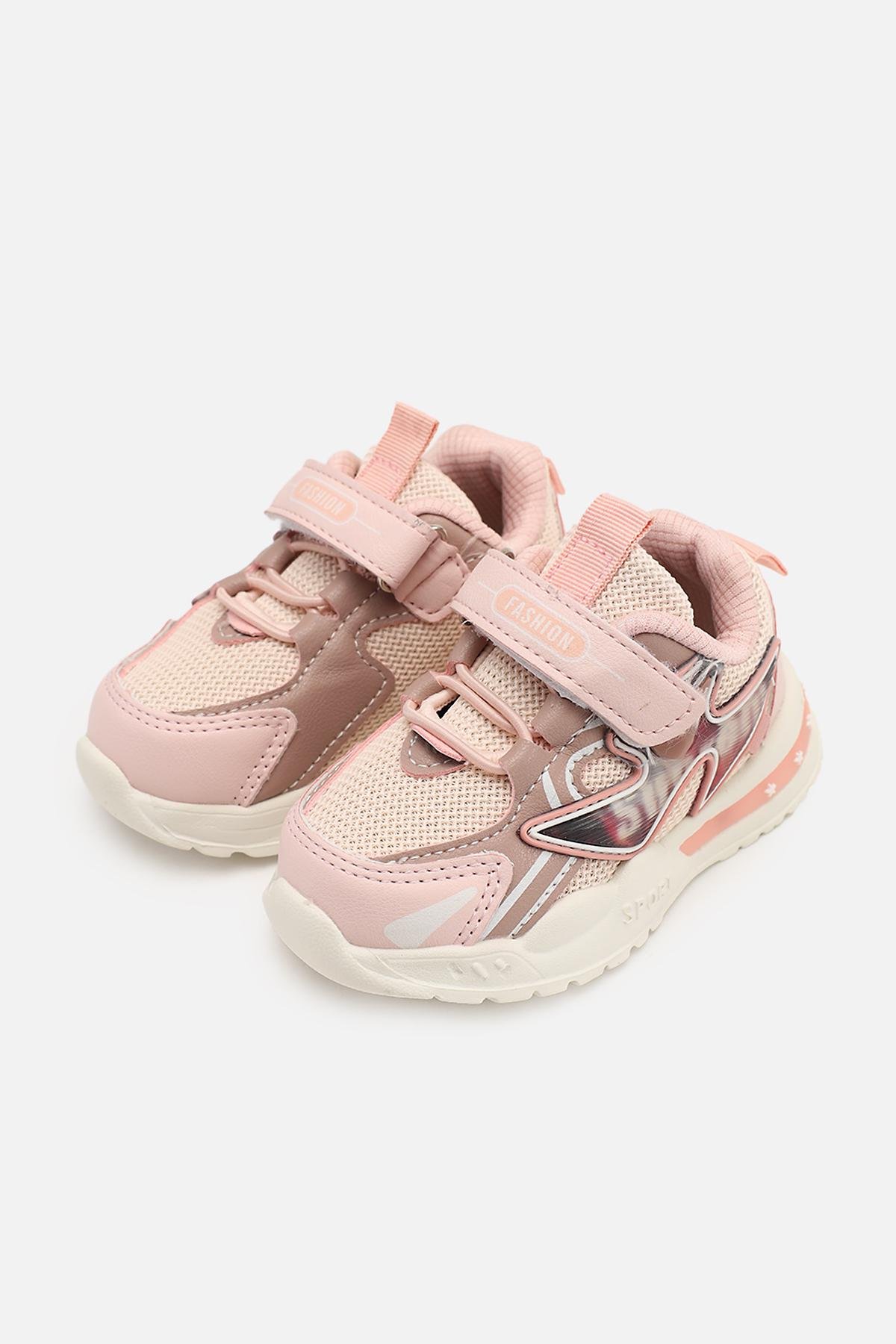 Кроссовки для девочки ЦБ-00273974 на плоской подошве р. 20 Розовый (SKT001057289) - фото 3 Кроссовки для девочки ЦБ-00273974 на плоской подошве р. 20 Розовый (SKT001057289) - фото 3