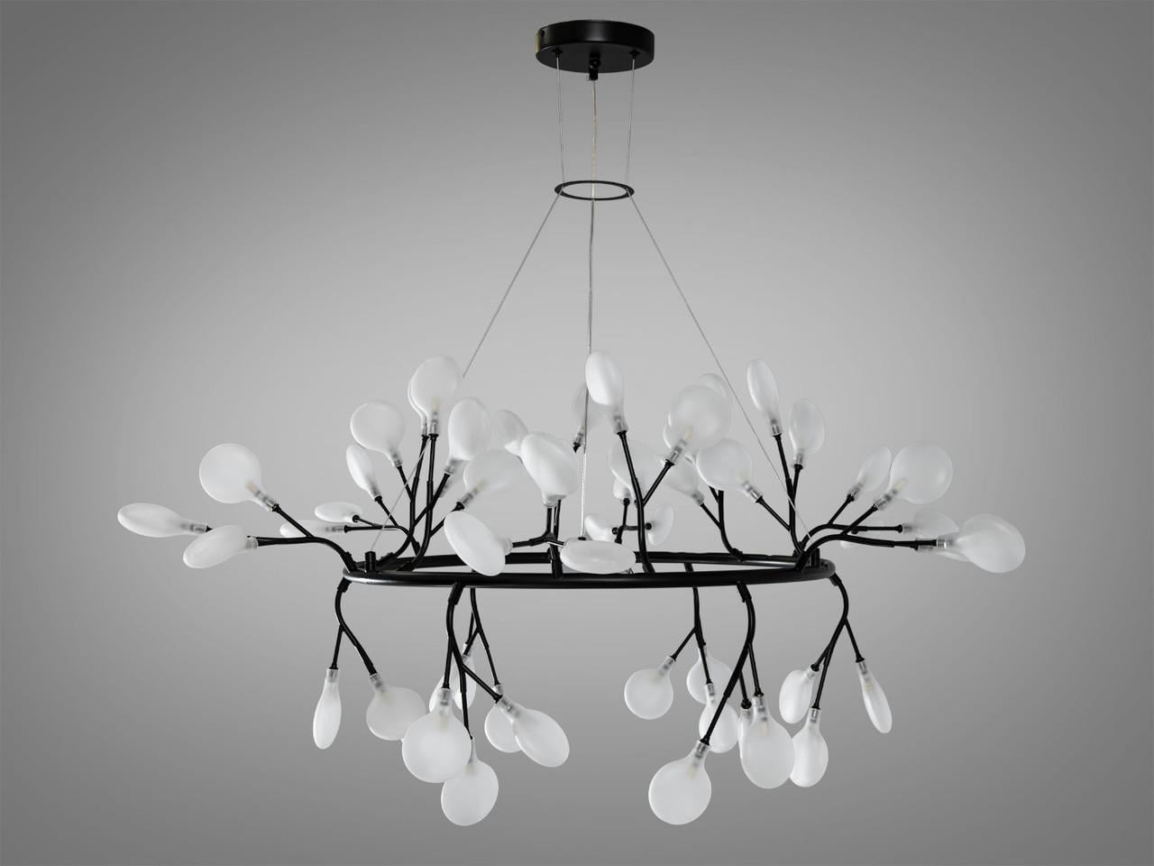 Люстра Светлячок на 54 лампы Черный (Y889-54ABK) Люстра Светлячок на 54 лампы Черный (Y889-54ABK)