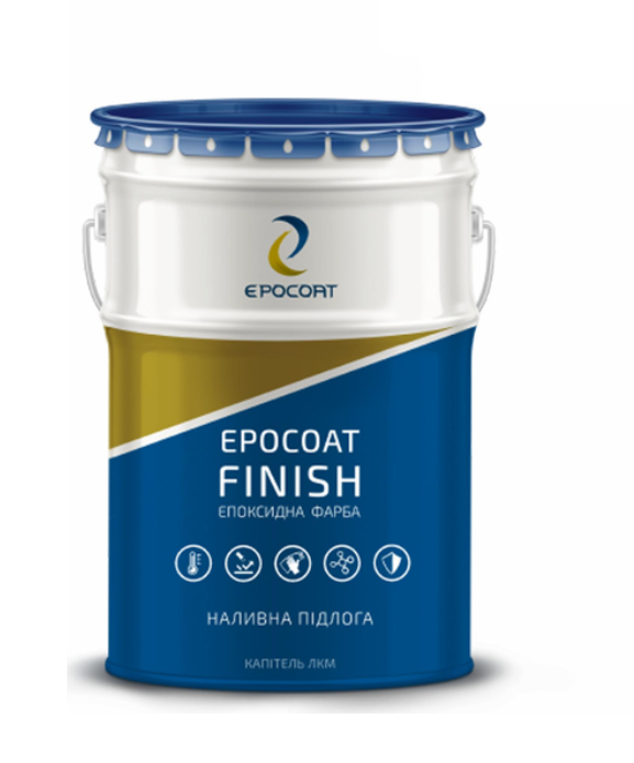 Двухкомпонентный напольный состав на эпоксидной основе EPOCOAT FINISH 5 кг Бежевый RAL1015