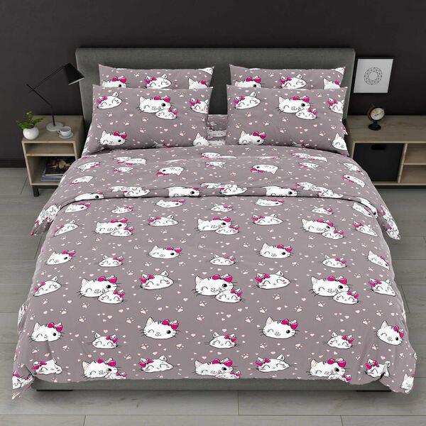 Комплект постельного белья Софья Веселые котики подростковый (915)