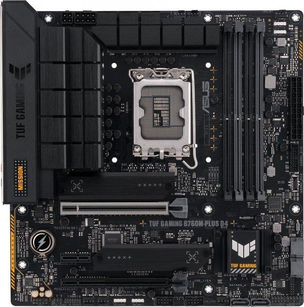 Материнская плата геймерская Asus TUF Gaming B760M-PLUS D4 Socket 1700/MicroATX/4хDDR4 DIMM (11401438)