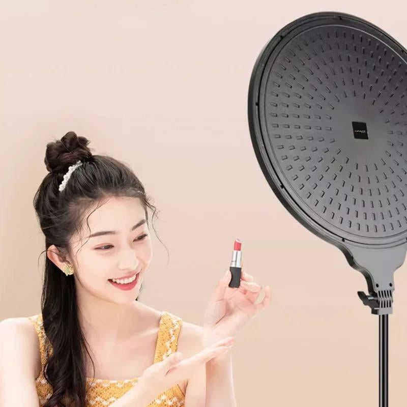 Лампа круглая LED ZL-QP350 35 см на штативе 210 см 35 Вт - фото 4 Лампа круглая LED ZL-QP350 35 см на штативе 210 см 35 Вт - фото 4