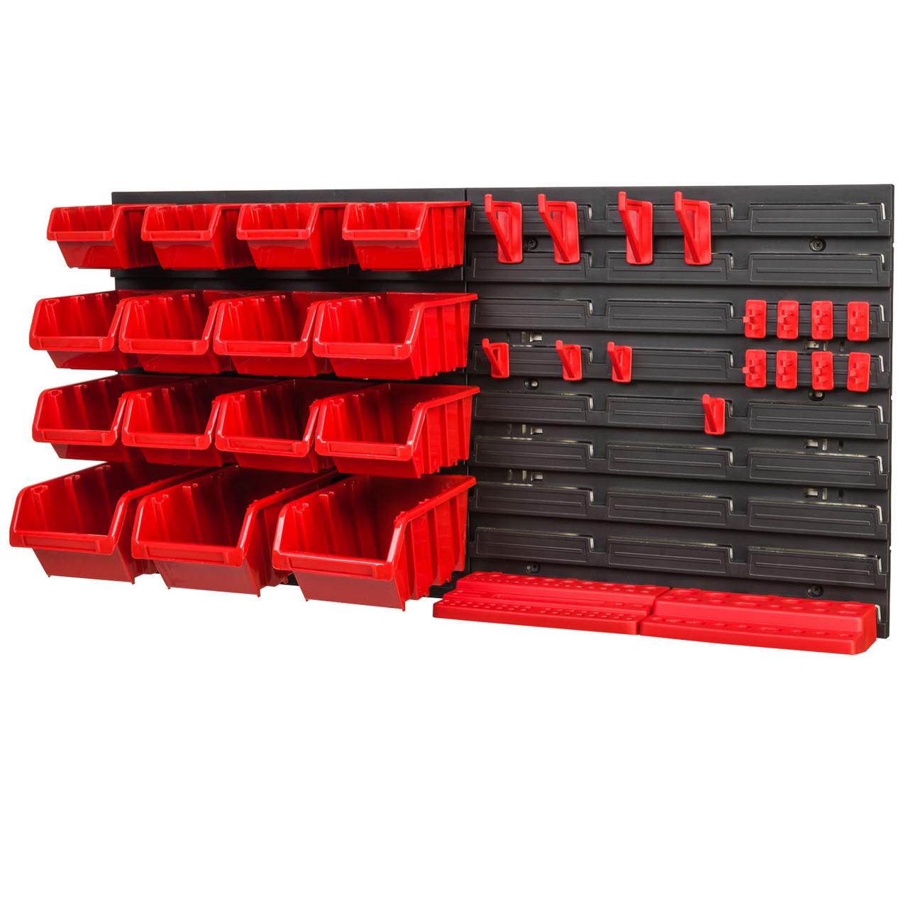 Панель для инструментов и метизов 78х39 см на 15 контейнеров (MIX596)