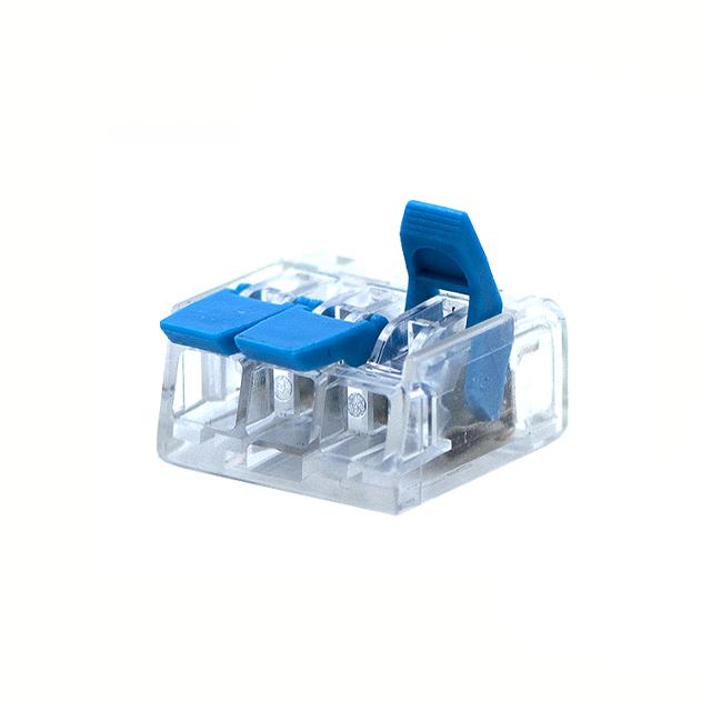 Клема сполучна Tactix 0,1-4 мм2 32А 1-2 одинарна 19,5х19х9,8 мм Синій (BH-413B)