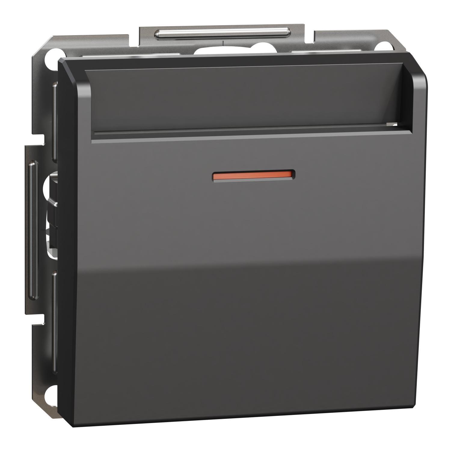 Вимикач картковий Schneider Electric Asfora механічний Антрацит (EPH6200171) Вимикач картковий Schneider Electric Asfora механічний Антрацит (EPH6200171)