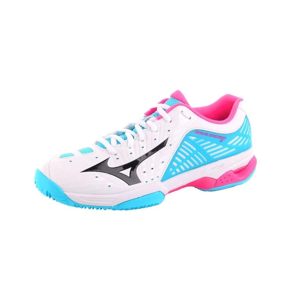 Кросівки жіночі Mizuno WAVE EXCEED 2 CC ATOLL р. 41 Білий/Чорний/Синій (UK7.5 61GC1823-09 41) - фото 1