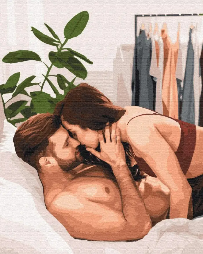 Картина по номерам Brushme Уютные объятия 40x50 см (BSM-B51740) Картина по номерам Brushme Уютные объятия 40x50 см (BSM-B51740)