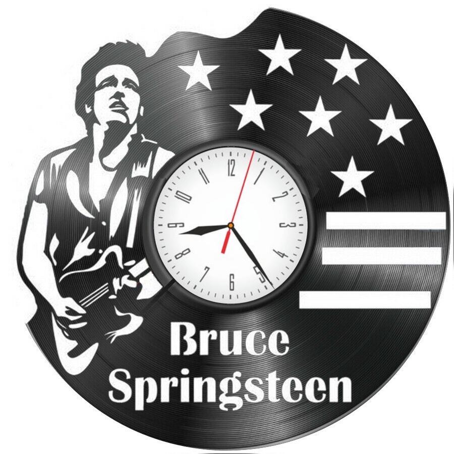 Часы настенные Брюс Спрингстин 2368 из виниловой пластинки
