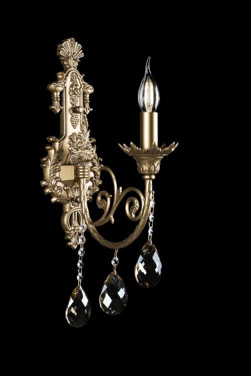 Бра свічка Ray B3028/1 BR+WT (IR005402)