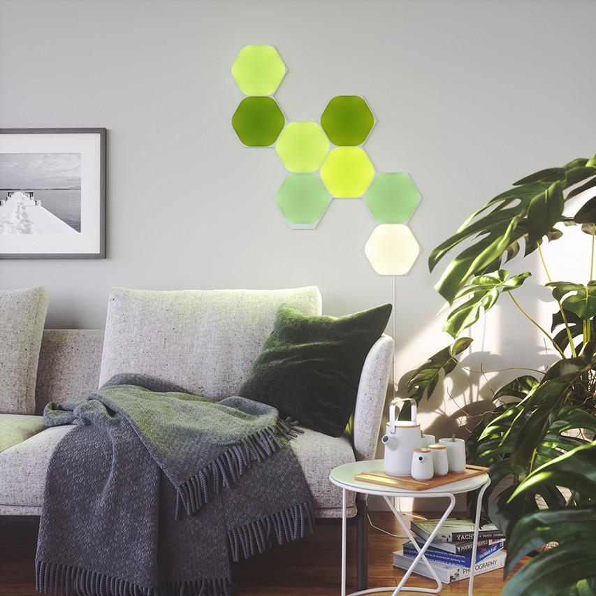 Світлодіодні панелі Nanoleaf Shapes Hexagons Expansion Pack Apple Homekit 3 шт. (1339336730) - фото 7