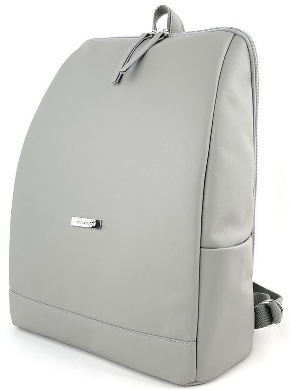 Міський рюкзак жіночий Alba Soboni 240016 з кишенею для ноутбука 15,6" Світло-сірий