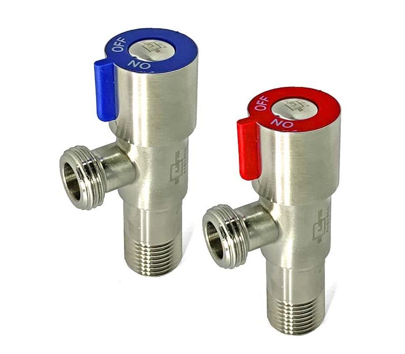 Кран кутовий Zegor DF-1222 1/2"х1/2" пара