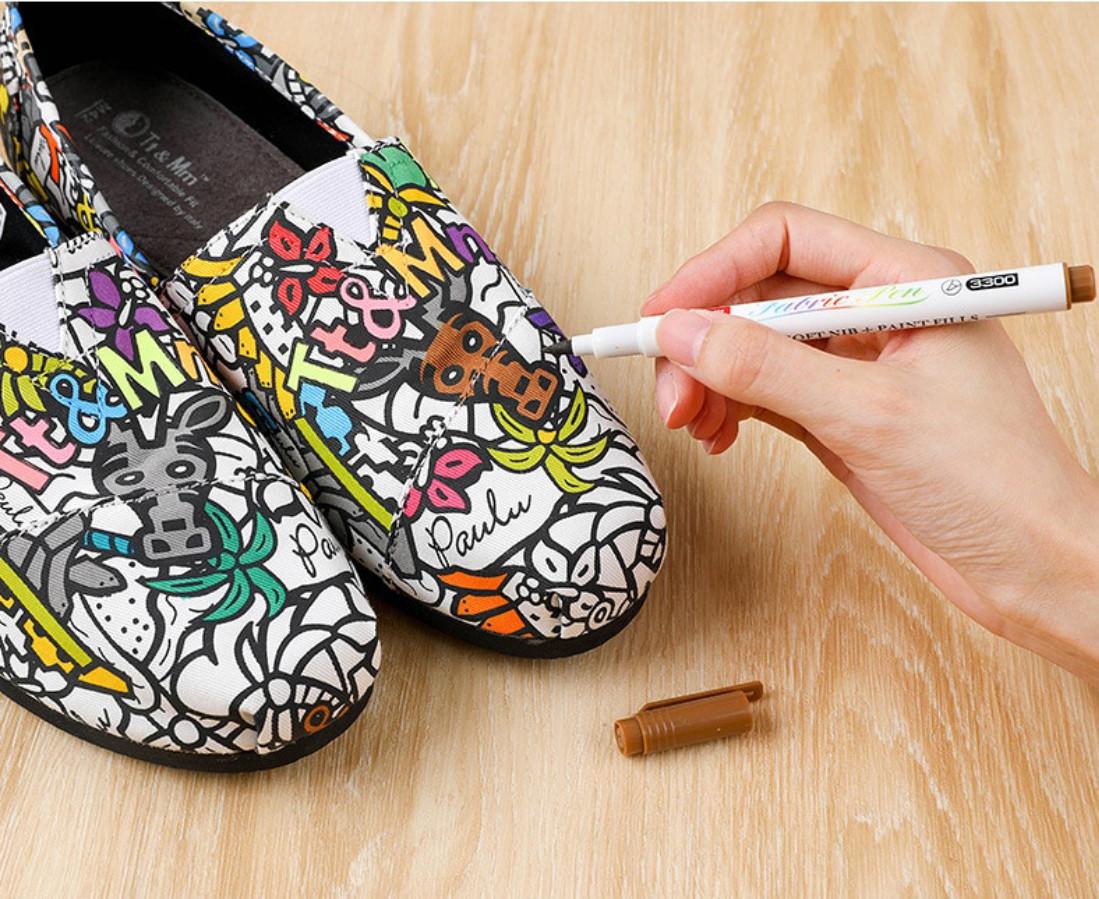 Набір маркерів YOVER для тканини 24 кольори - фото 6 Набір маркерів YOVER для тканини 24 кольори - фото 6