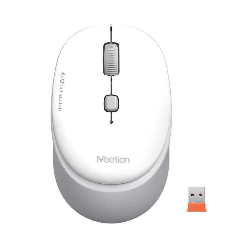 Компьютерная мышка беспроводная Meetion R571 White/Grey (25815488)