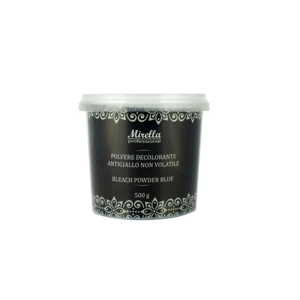 Пудра для волосся освітлююча блакитна Mirella Professional Bleach Powder Blue 500 мл