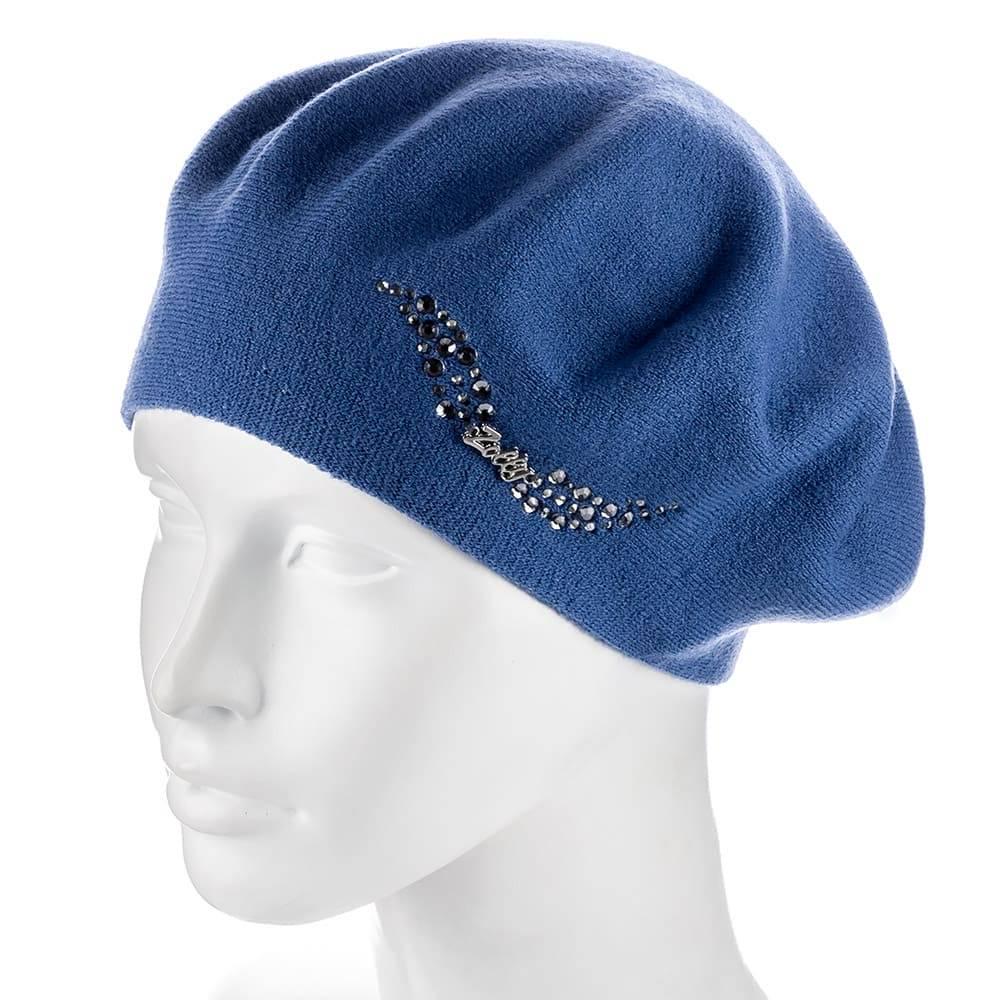 Берет женский Zolly ZH185 двойной Джинс