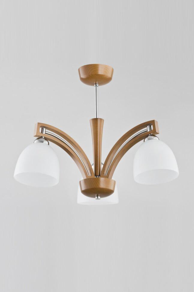 Люстра ALFA 21383 ALFA 50x41 см Коричнево-белый (AL21383)