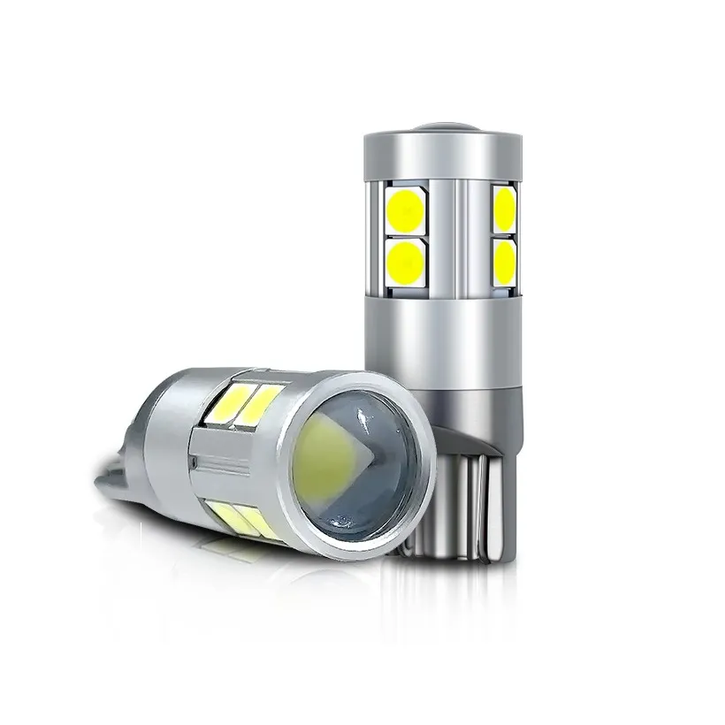 Автомобильная лампа Terra T10 W5W W2,1x9,5d 3030x9SMD 12-24V CanBus биполярная Белый (1799129088) - фото 4