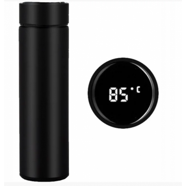 Термос Besser с индикатором температуры MT-3566BL 450 мл Черный (46923) - фото 3 Термос Besser с индикатором температуры MT-3566BL 450 мл Черный (46923) - фото 3