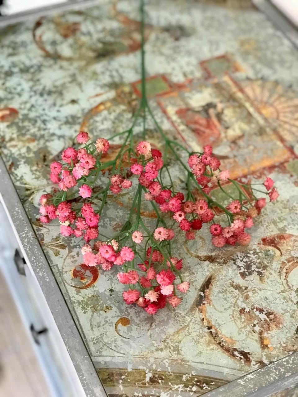 Искусственный гипсофил ветка латекс 62 см Темно-розовый - фото 2 Искусственный гипсофил ветка латекс 62 см Темно-розовый - фото 2