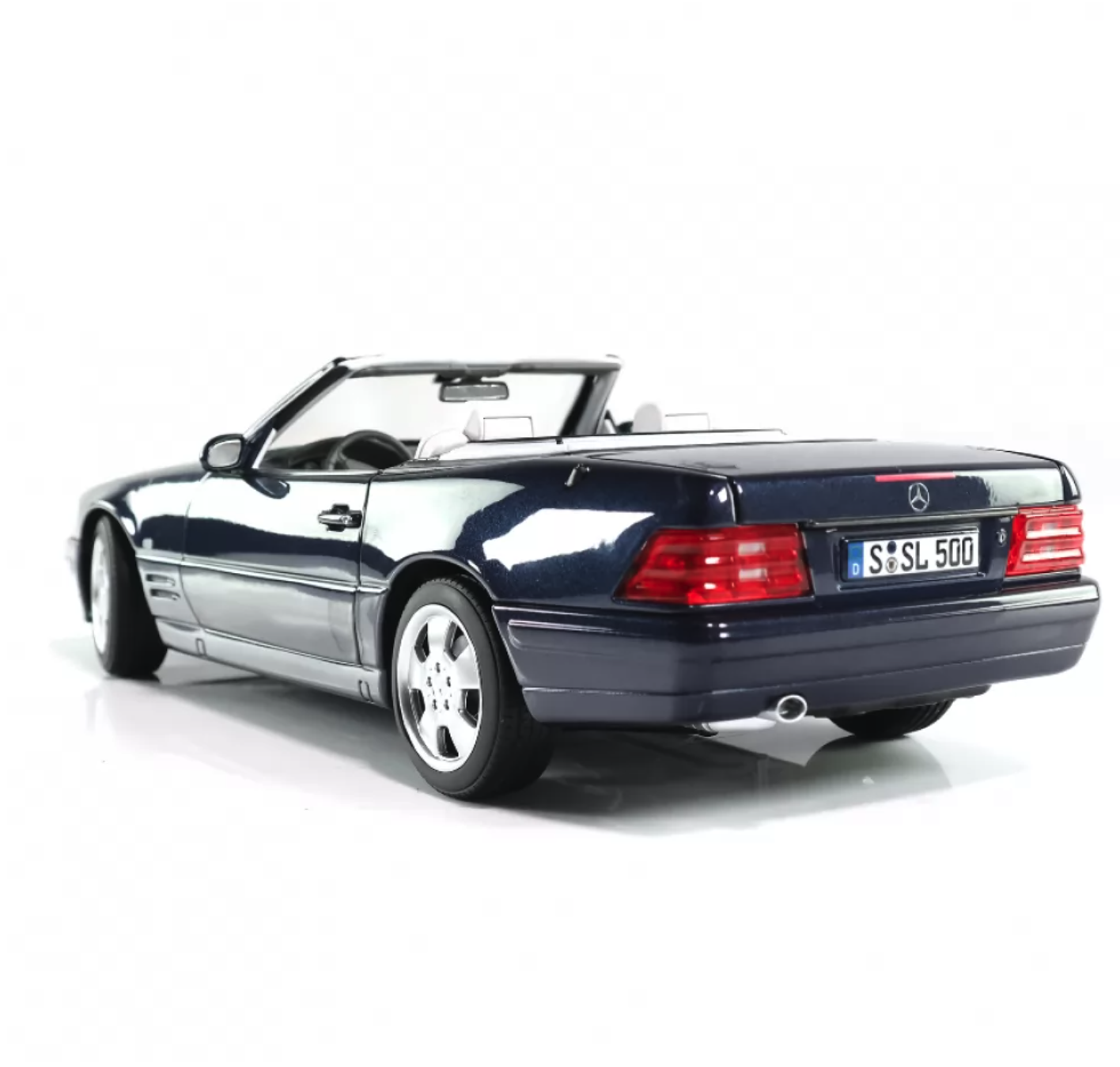 Модель автомобиля Mercedes-Benz SL 500 R129 1998-2001 1:18 Azure Blue (B66040657) - фото 6