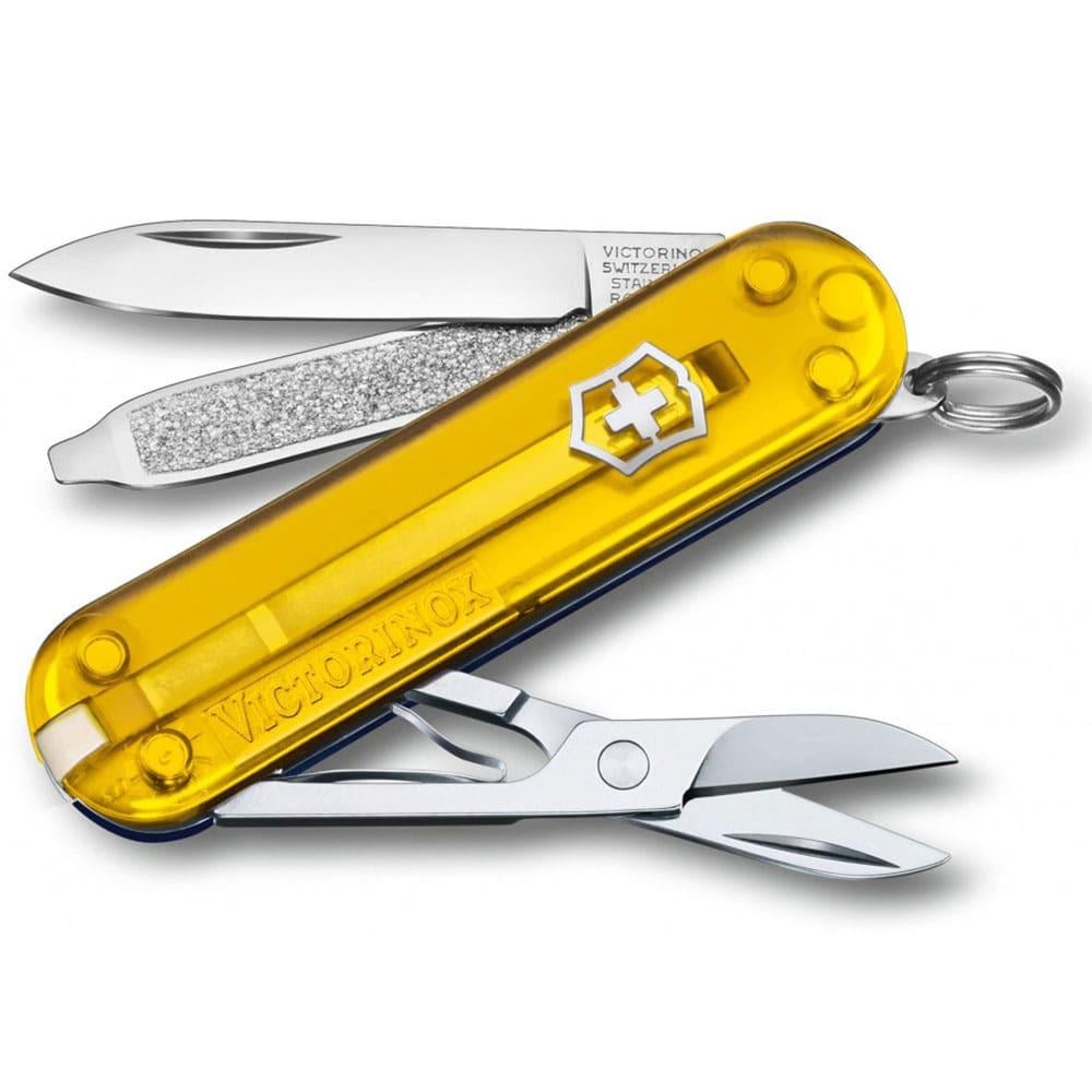 Мультитул Victorinox Classic SD Ukraine Желто-синий/Прозрачный (58-79-Vx06223.T81G.T2)