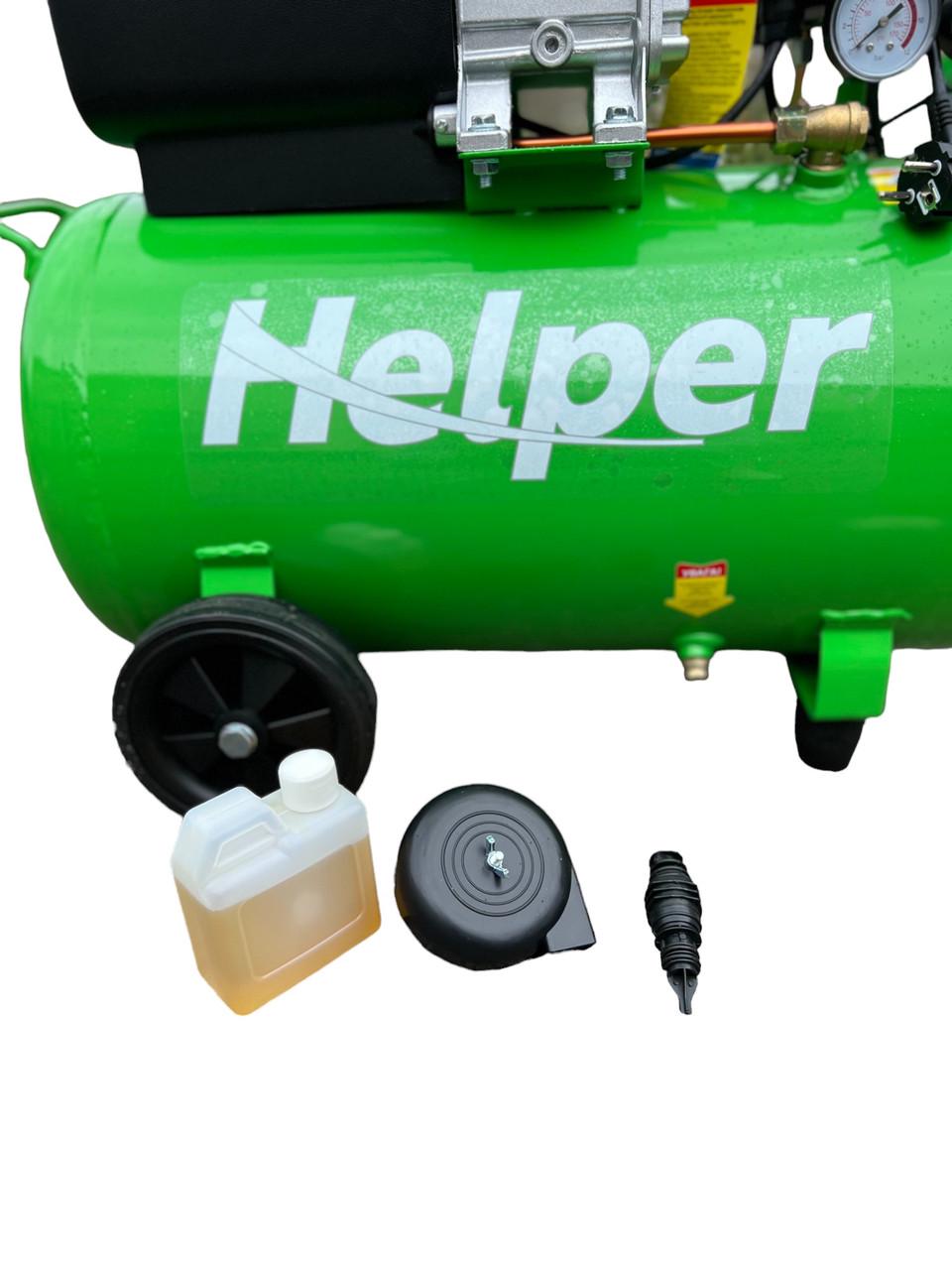 Масляный компрессор Helper HPAC50L 50 л 2,2 кВт - фото 5 Масляный компрессор Helper HPAC50L 50 л 2,2 кВт - фото 5