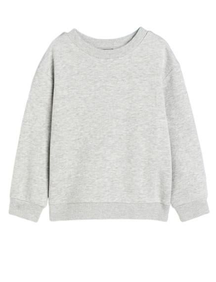 Свитшот H&M 134-140 см Серый меланж (1173514)