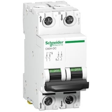 Автоматический выключатель Schneider Electric 2 полюса 500V DC 5А 6кА тип C A9N61525 (71977) Автоматический выключатель Schneider Electric 2 полюса 500V DC 5А 6кА тип C A9N61525 (71977)