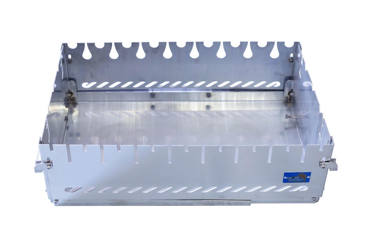 Мангал розкладний Smoke House Case8 DeLuxe із нержавіючої сталі (510002) - фото 5 Мангал розкладний Smoke House Case8 DeLuxe із нержавіючої сталі (510002) - фото 5