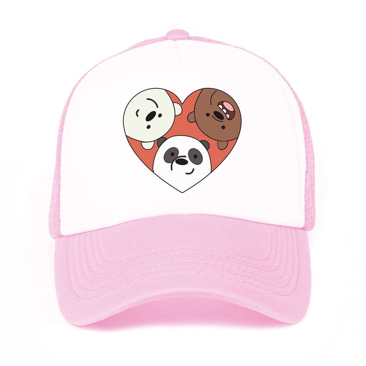 Кепка тракер детская We Bare Bears Розовый (33404-2669-PK)