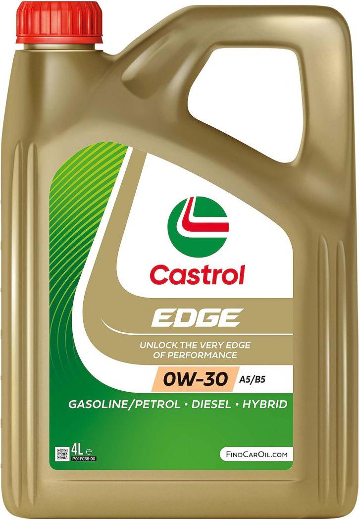 Моторное масло Castrol Edge titanium A5 B5 0W-30 4 л