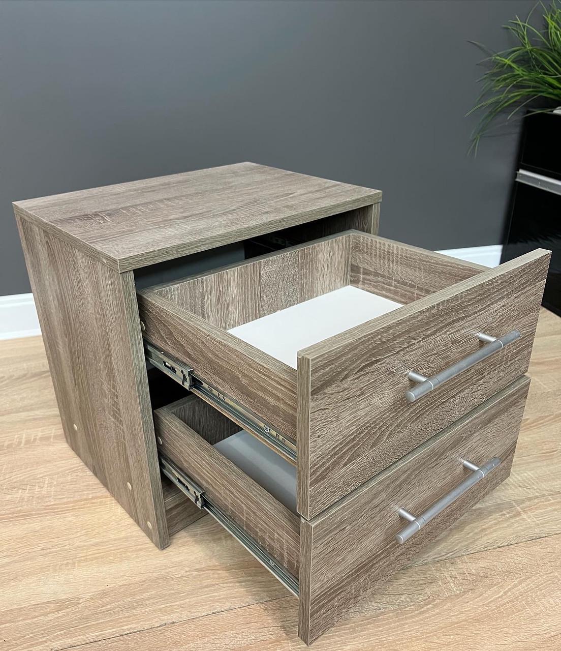 Тумба приліжкова Ексклюзив 450х450х350 мм Дуб сонома трюфель - фото 4