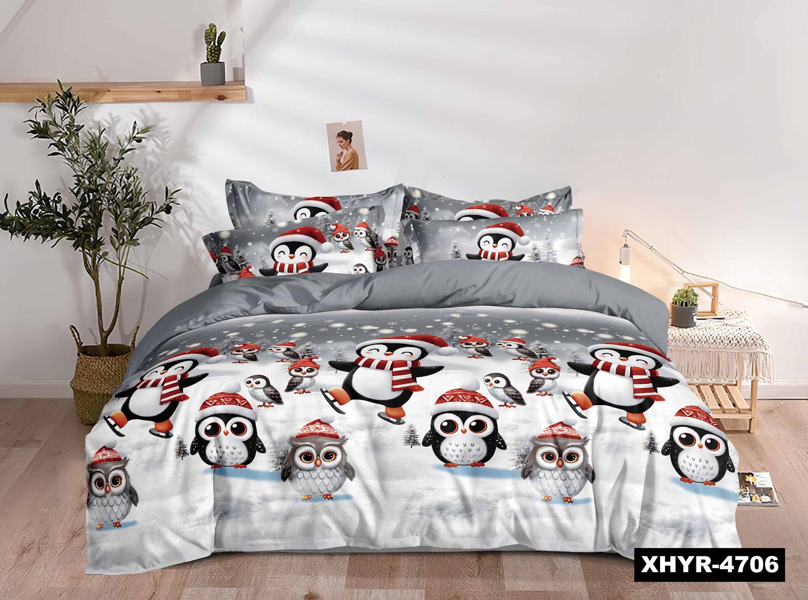 Комплект постільної білизни байка полуторний 150х220 см 70х70 см Сірий (4706)