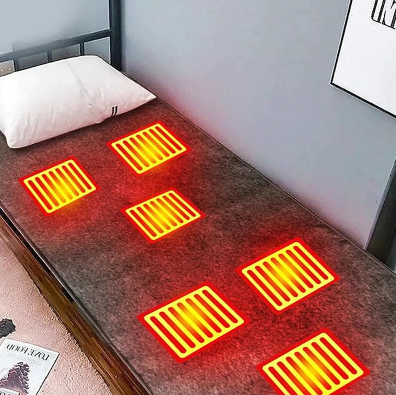 Электропростынь USB с подогревом от повербанка 3 режима 160х80 см - фото 3