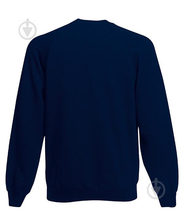 Світшот Fruit of the Loom Classic raglan sweat L Темно-Синій (0622160AZL) - фото 2