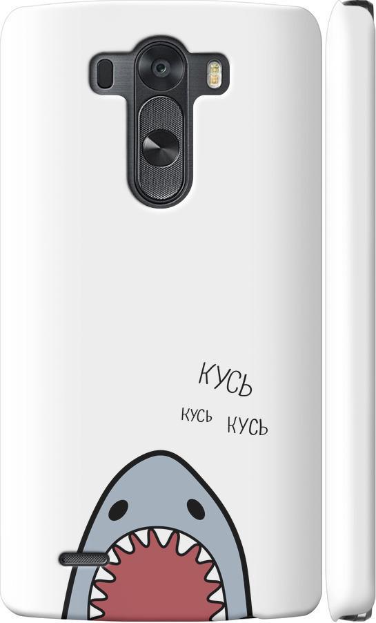 Чехол на LG G3 dual D856 Акула (4870c-56-42517)
