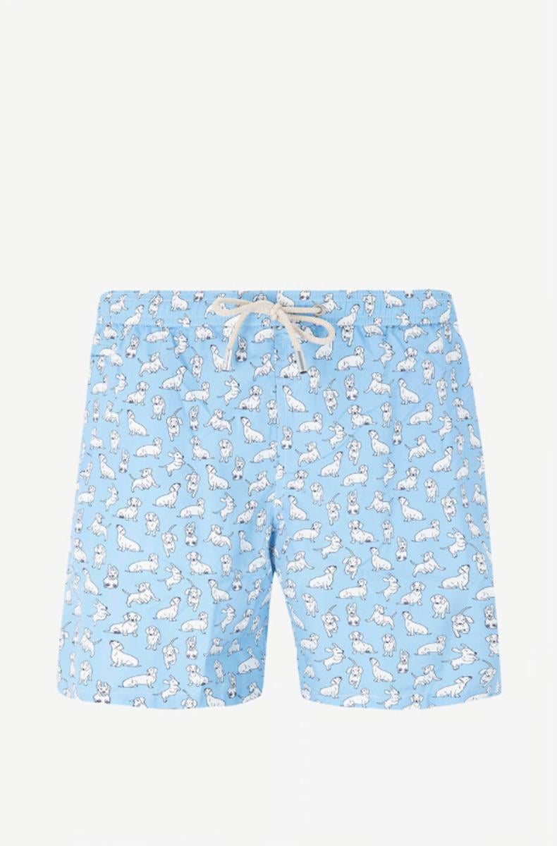 Шорты для плавания MC2 Saint Barth L Голубой (LIG0003happydog) Шорты для плавания MC2 Saint Barth L Голубой (LIG0003happydog)