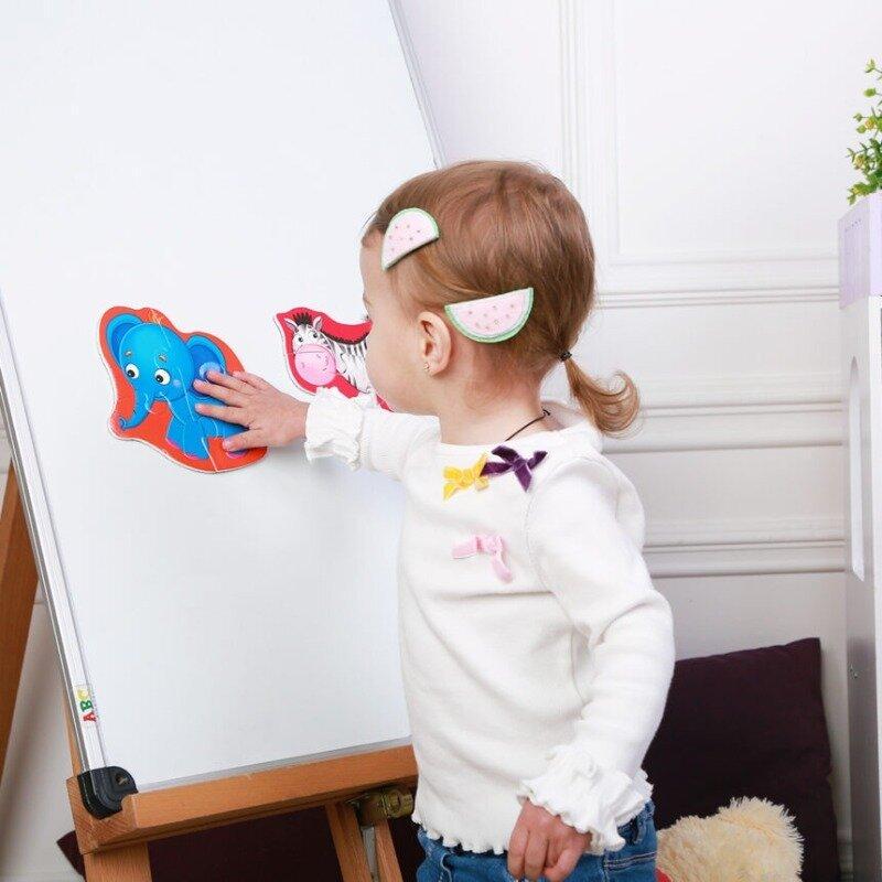 Пазли бебі магнітні Vladi Toys Зебра та слоненя українською (VT3208-12) - фото 3