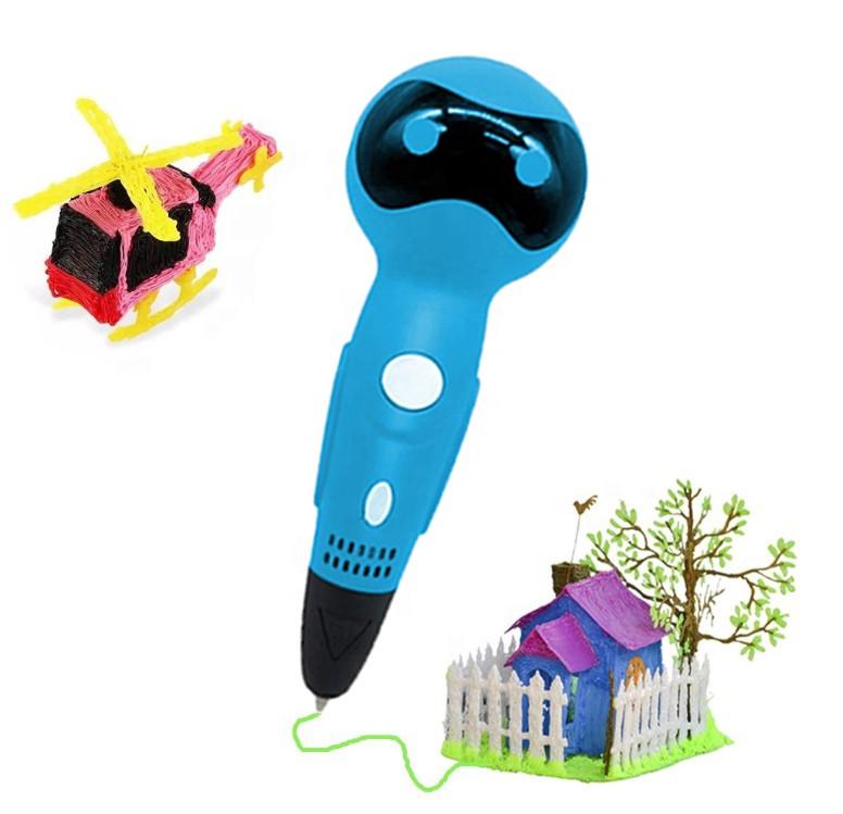 3D-ручка 7TECH Robot Pen 3D робот Синий (SUN3405) - фото 3