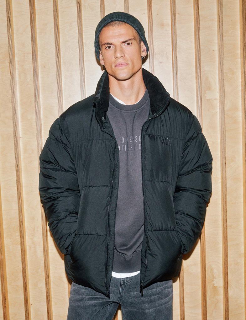 Пуховик мужской Diverse GRANPUFFER L Черный (5905384058898)